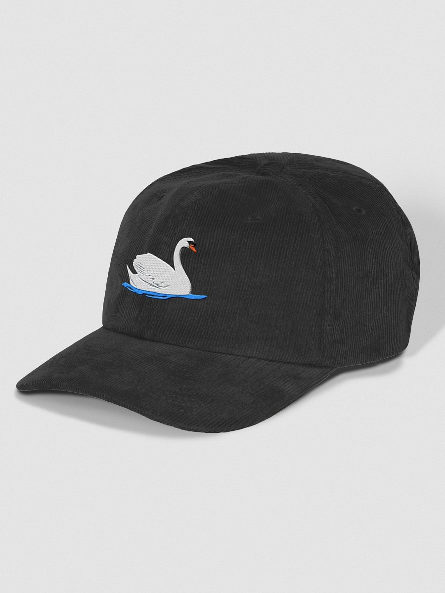 Swan Embroidered Corduroy Dad Hat product image (9)