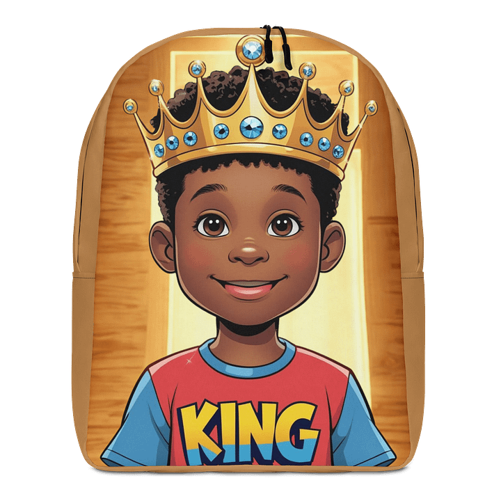 King All-Over Print Minimalist Backpack product image (1)