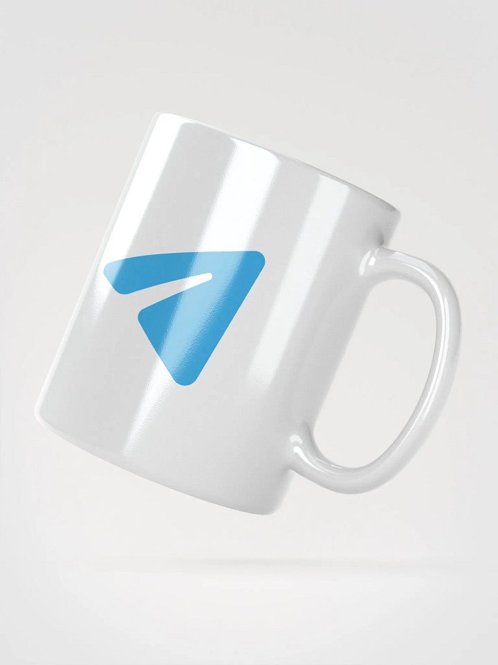 Taza con el logo de Telegram azul product image (2)