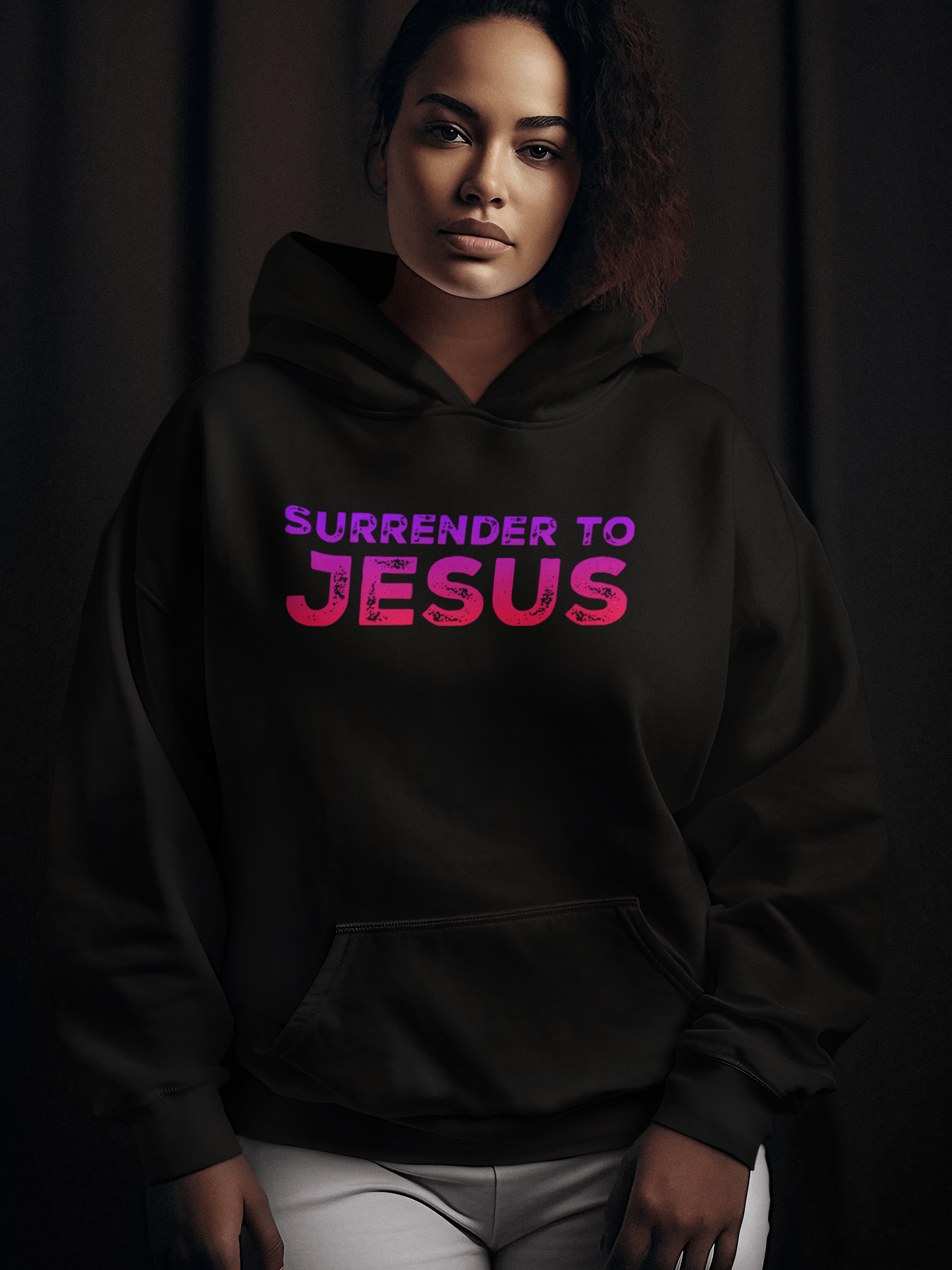 Christian Hoodie SURRENDER TO JESUS product image (2)