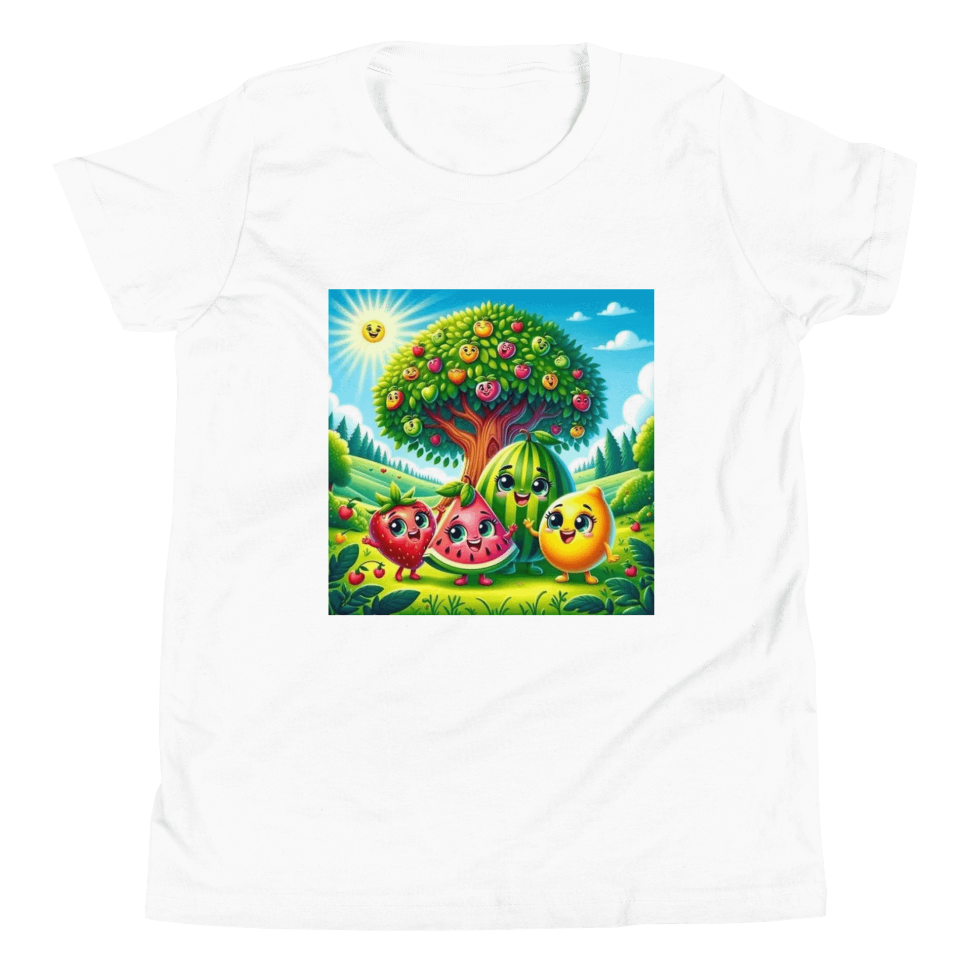 Fruity Friends Adventure Youth T-Shirt product image (1)