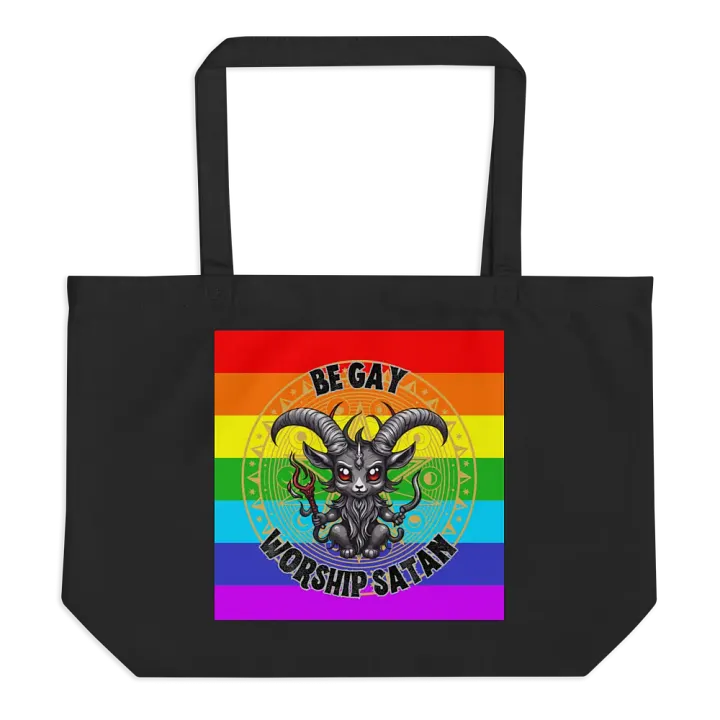 Be Gay Worship Satan Tote Bag product image (1)