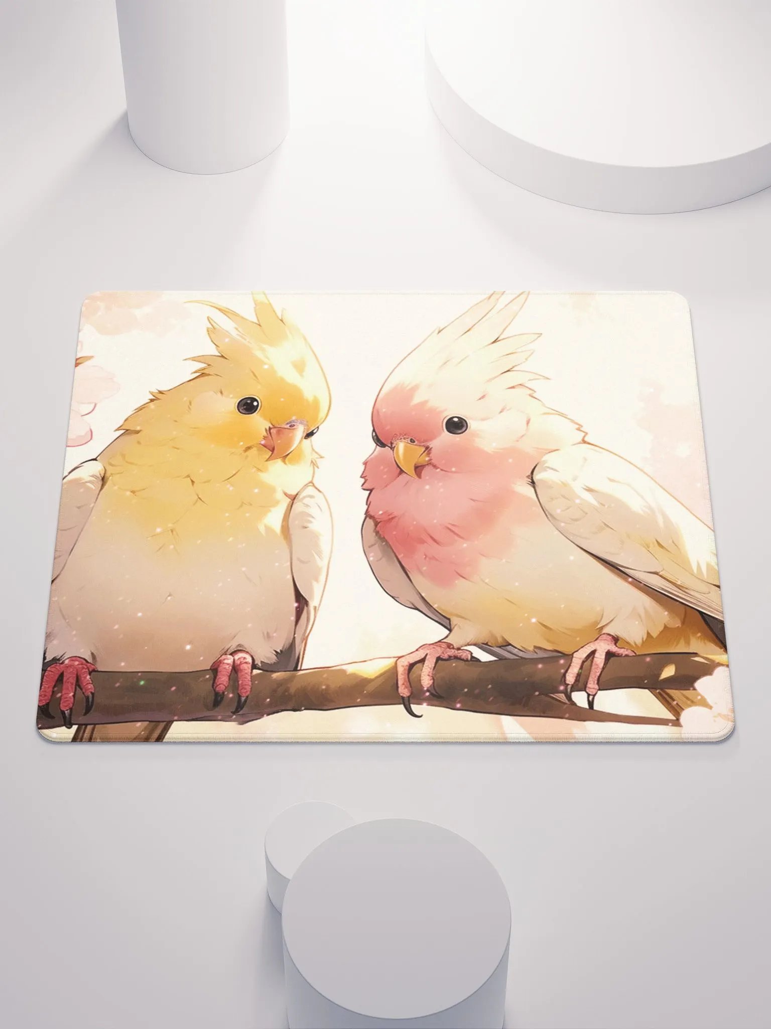 Tapis de souris Cherry Blossom Cockatiel product image (1)