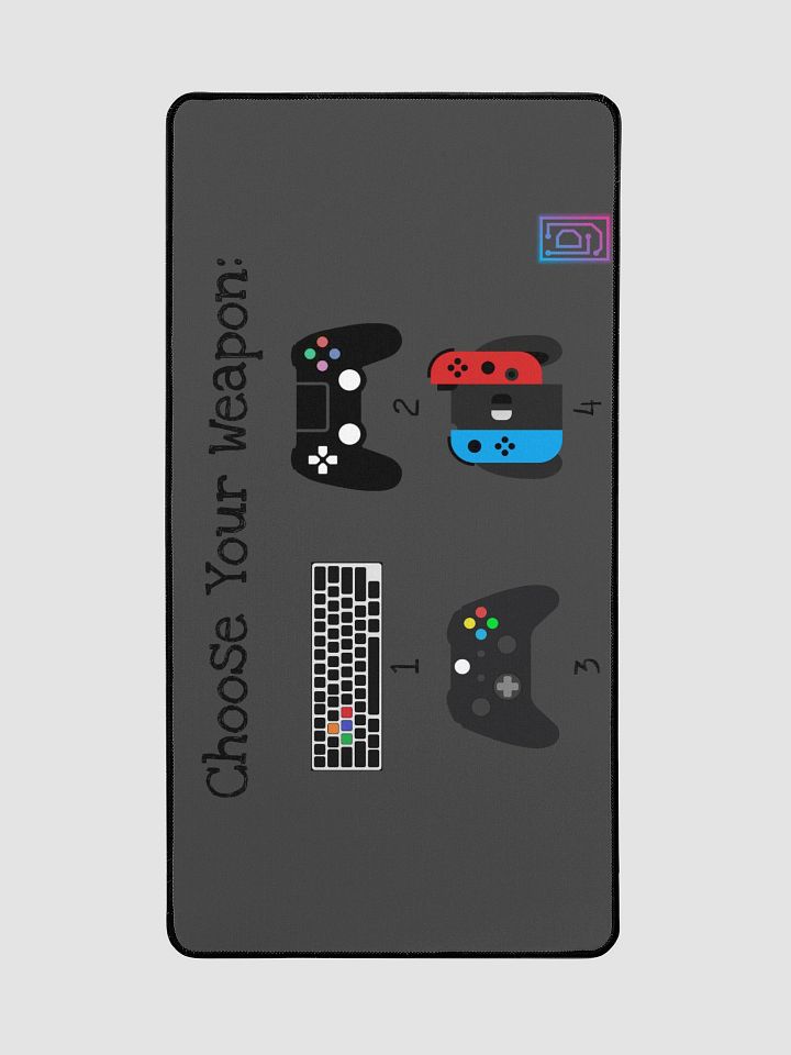 Choose Your Weapon Desk Mat product image (2)