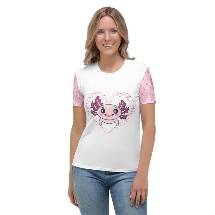 Pink And White Axolotl T-Shirt product image (1)