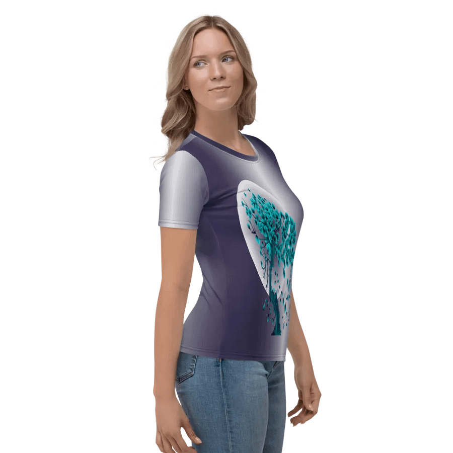 Japanese Flowering Tree All Over Print T-shirt product image (4)