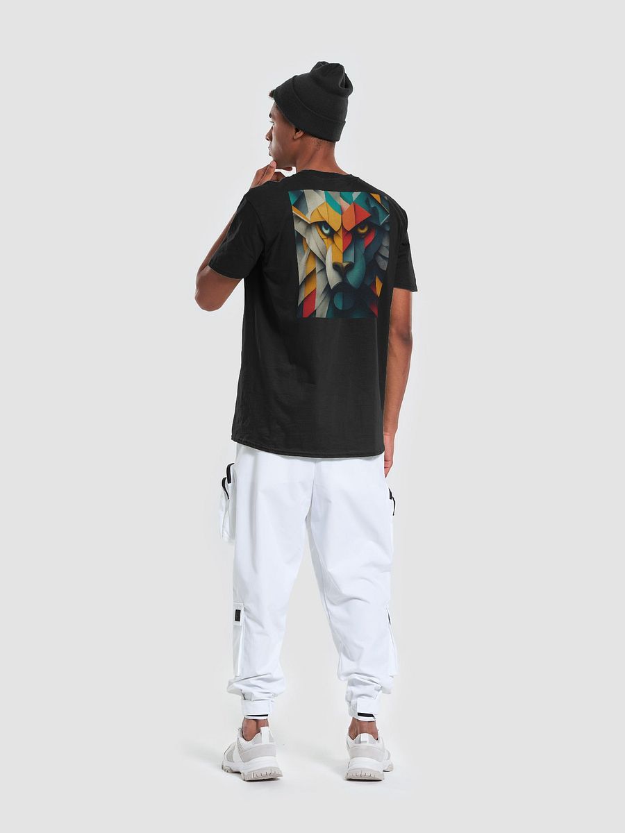 Geometric Wolf Abstract T-Shirt product image (40)