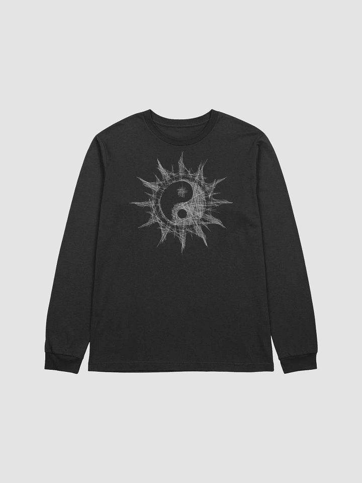 Mystic Sun Tee - White Celestial Yin-Yang Design | Spiritual Wear product image (2)