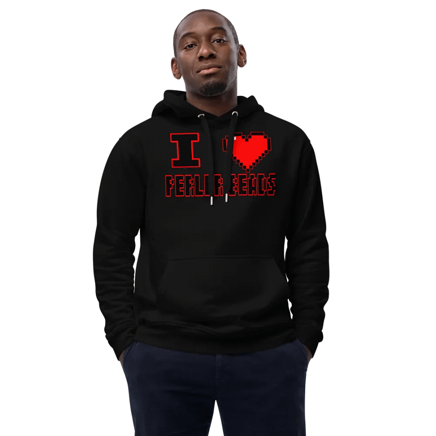 I Heart Perler Bead 2 Hoodie product image (4)