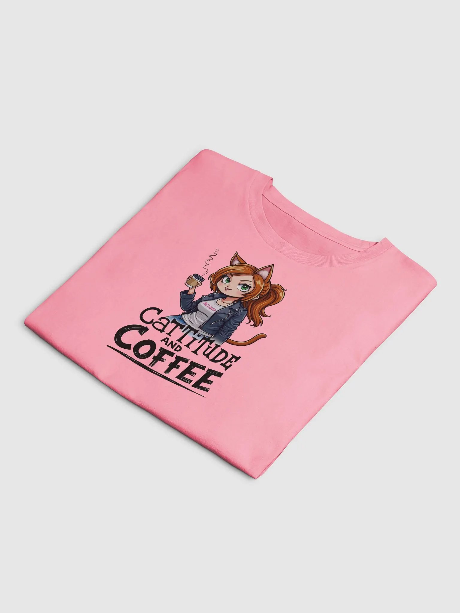 Cattitude & Coffee Women's Crop Top product image (24)