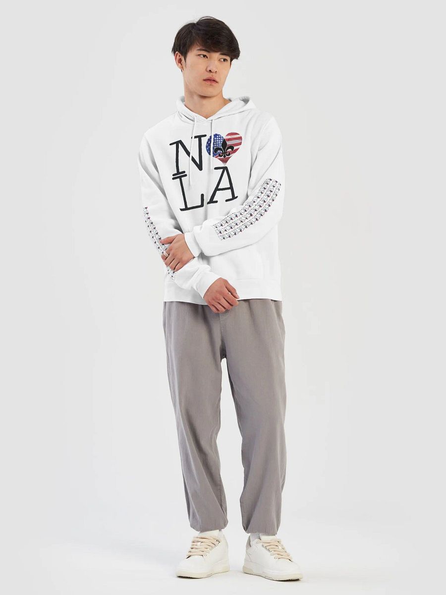 I LOVE NOLA **SUPERSOFT LEGACY HOODIE** (USA HEART INFINITY BACK + INFINITY SLEEVES) product image (25)
