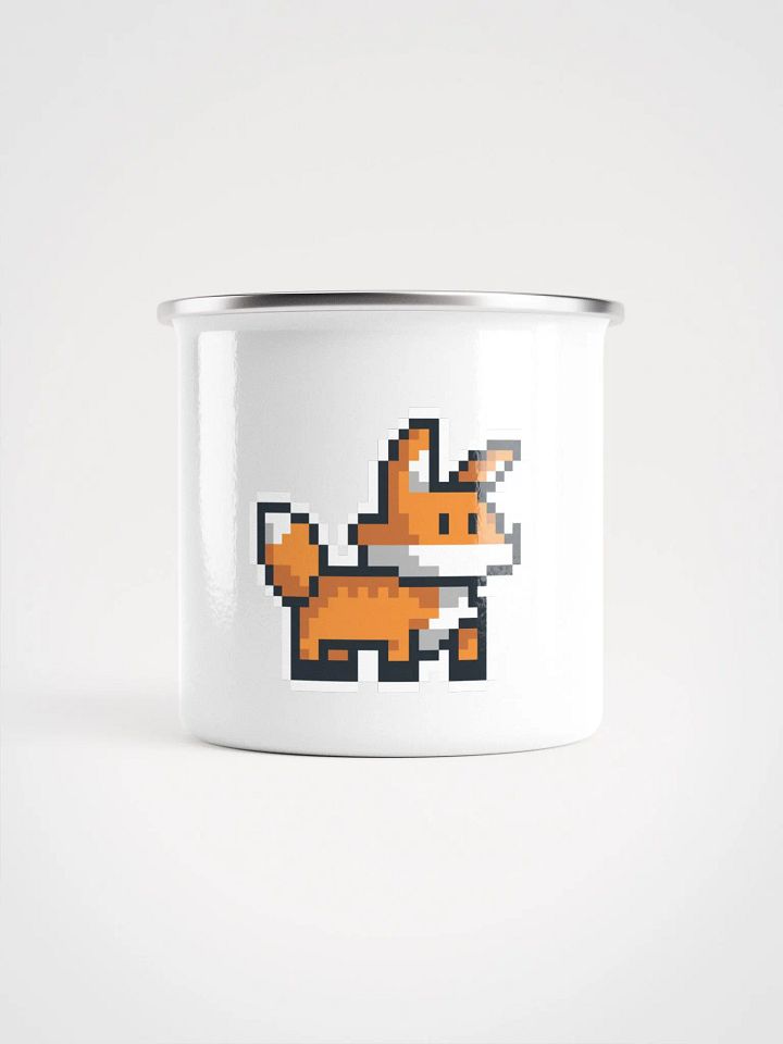 8-Bit Fox Adventure Enamel Mug product image (2)