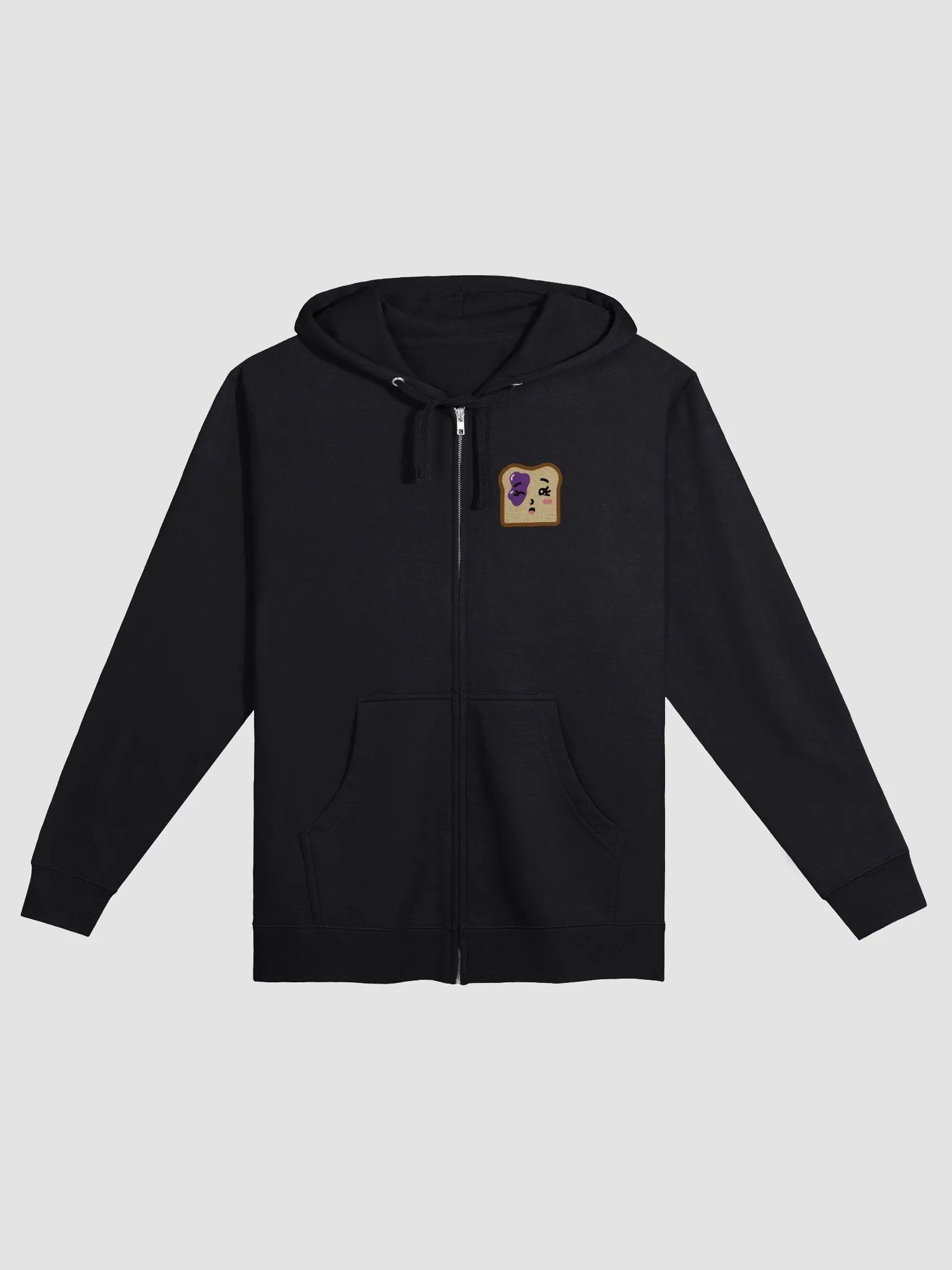 Jelly Couple Fleece Zip Up Hoodie - Toast product image (1)