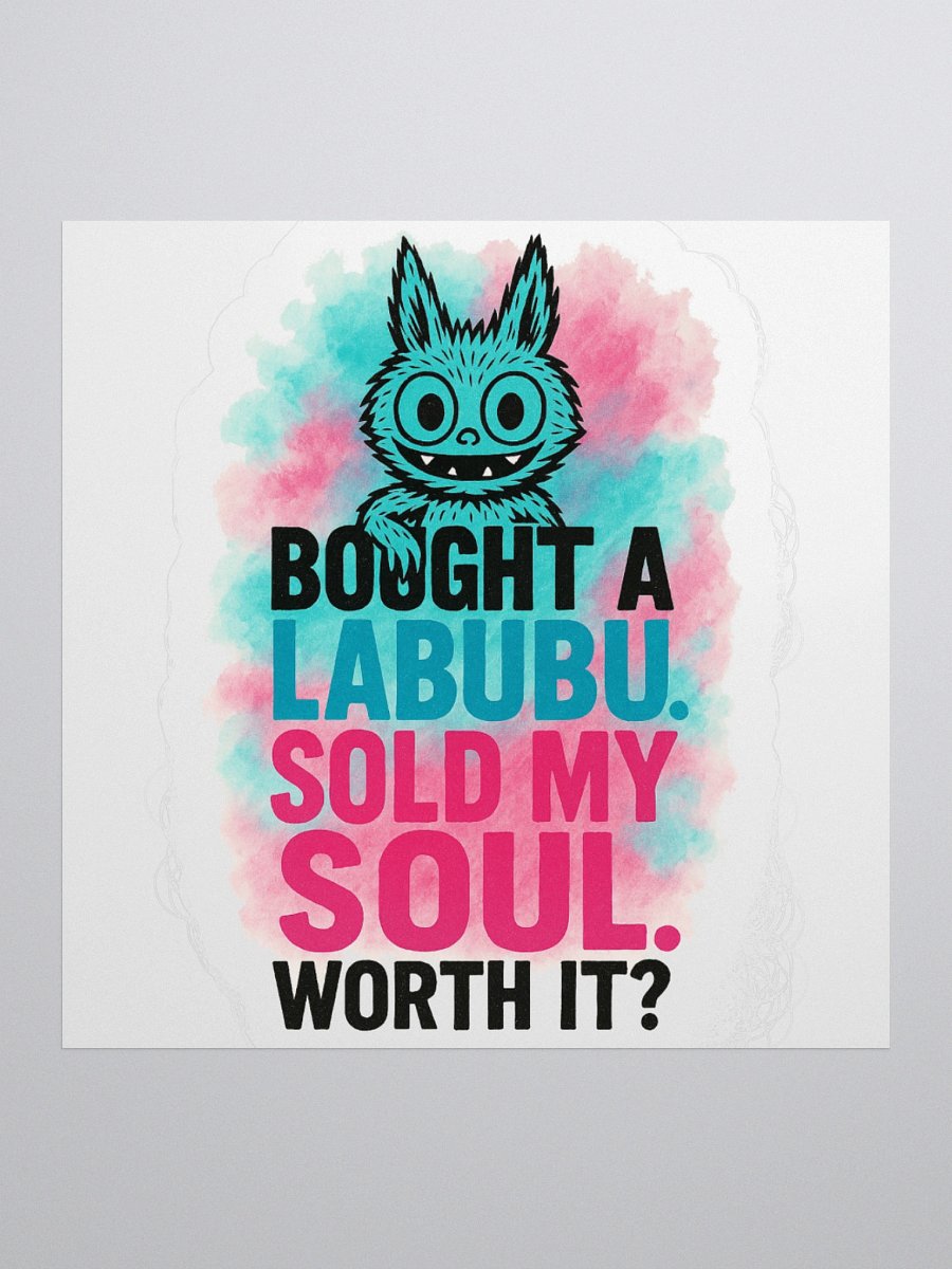Soulful Labubu Kiss Cut Sticker product image (2)