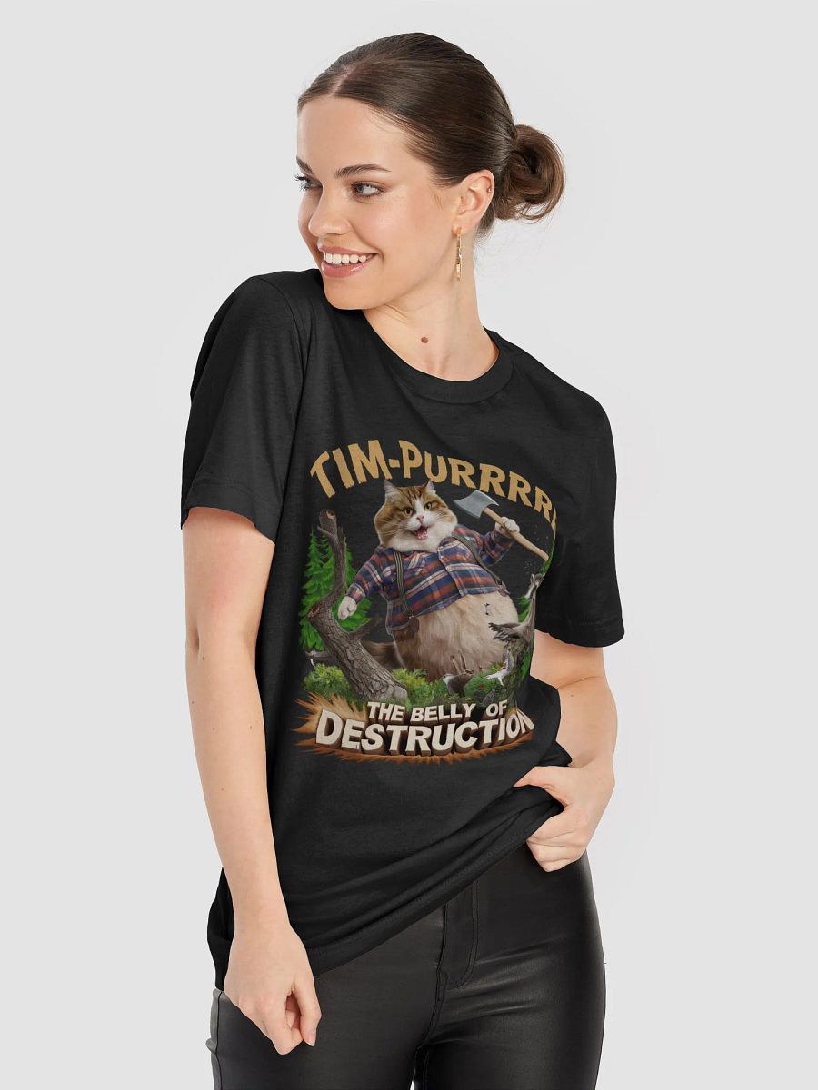 Belly of Destruction Lumberjack Cat T-Shirt product image (8)
