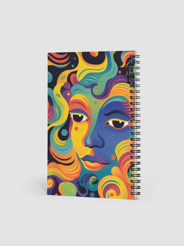 Psychedelic Portrait Spiral Notebook product image (2)