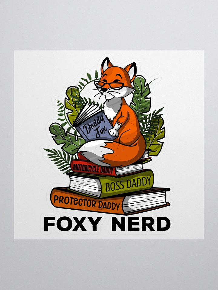 Foxy Nerd Sticker product image (1)