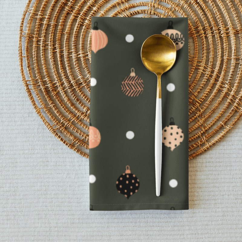 Festive Ornaments Cloth Napkin Set product image (2)