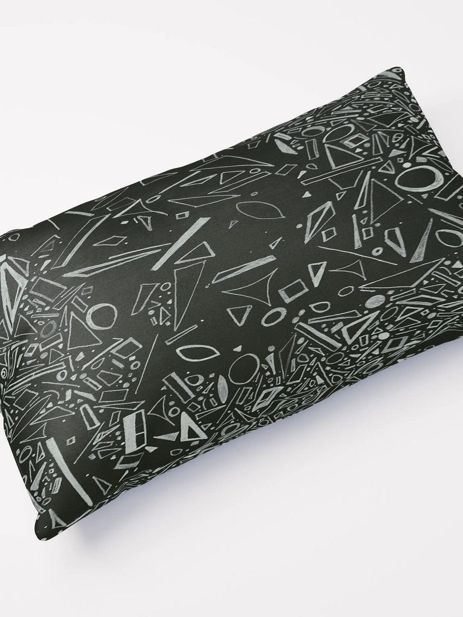 Long Graphic Black-White Pillow product image (4)
