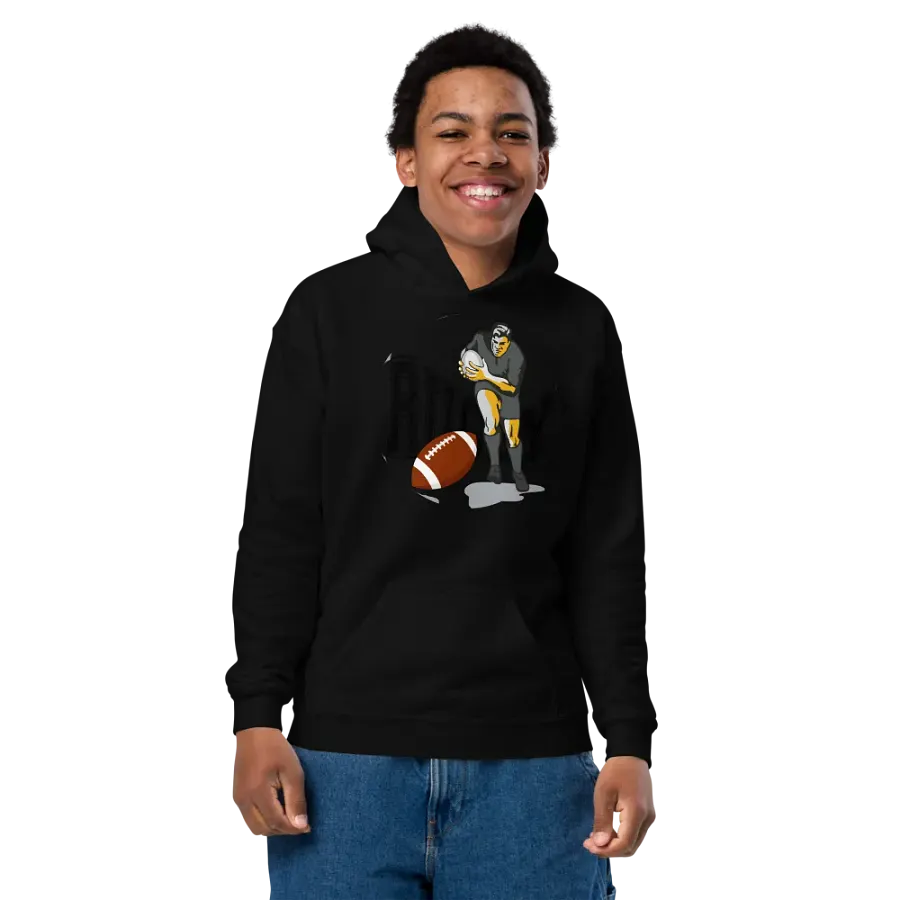 Kids Gildan Youth Heavy Blend Hoodie Rugby product image (2)