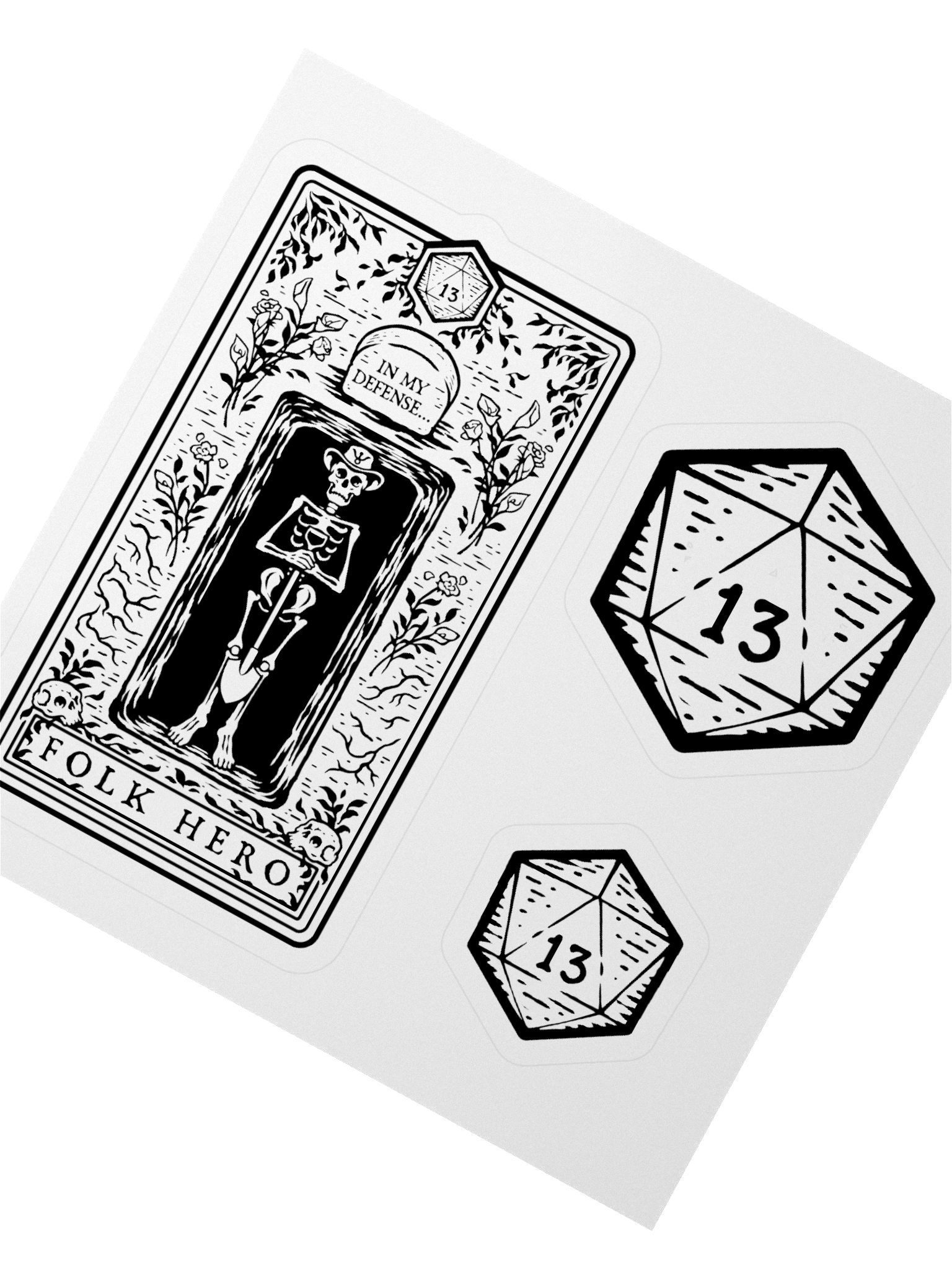 Disgraced Folk Hero (Stickers) product image (3)