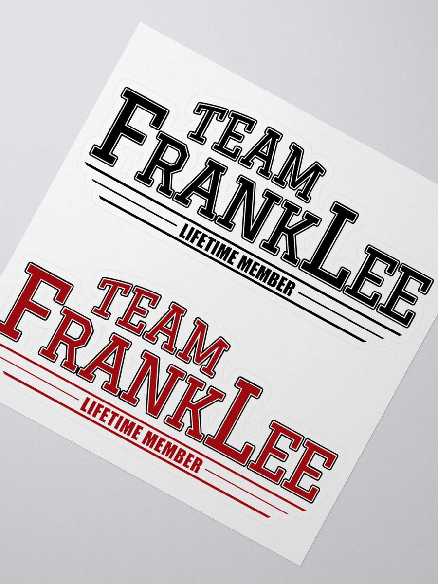 Team FrankLee Stickers - 2-pack product image (2)