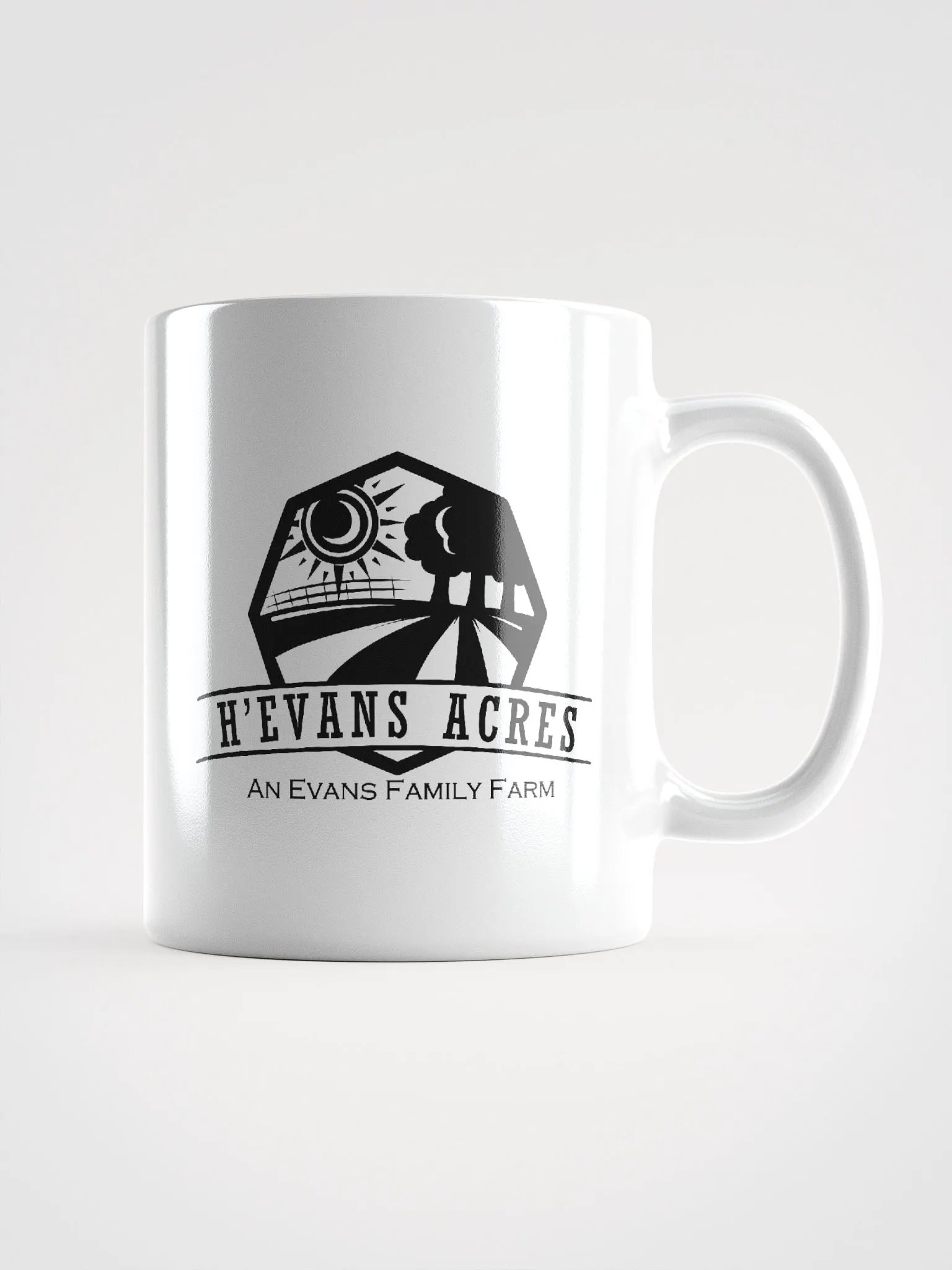 H'Evans Acres White Mug product image (1)