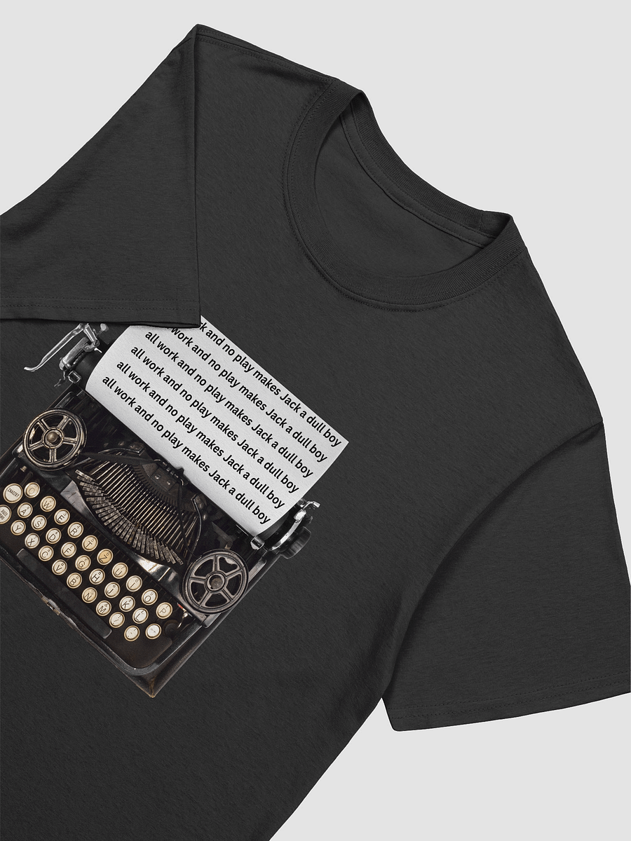 Vintage Typewriter All Work No Play T-Shirt product image (3)