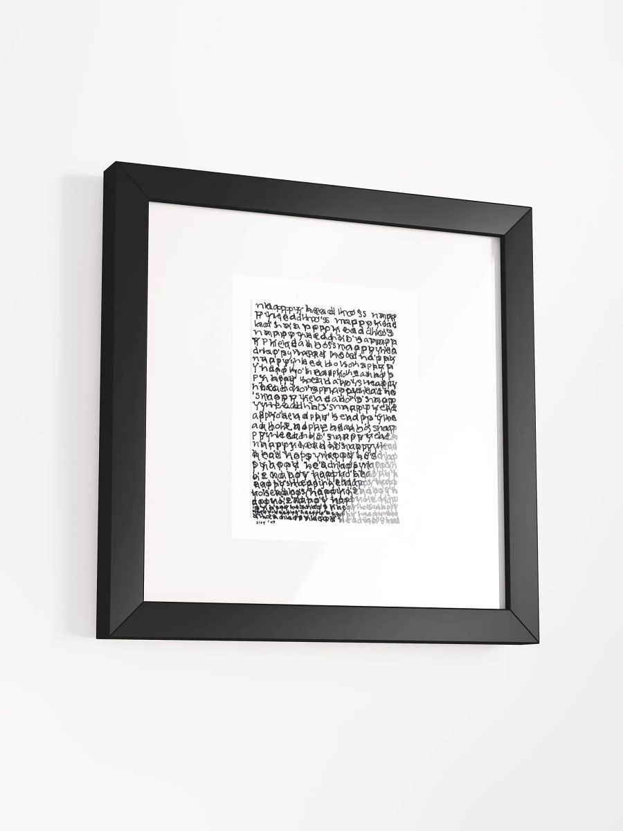 nappyhead ho's Panel Card Print Framed product image (2)