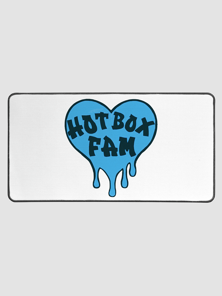 HOT BOX FAM SOLID BLUE LOGO DESK MAT product image (1)