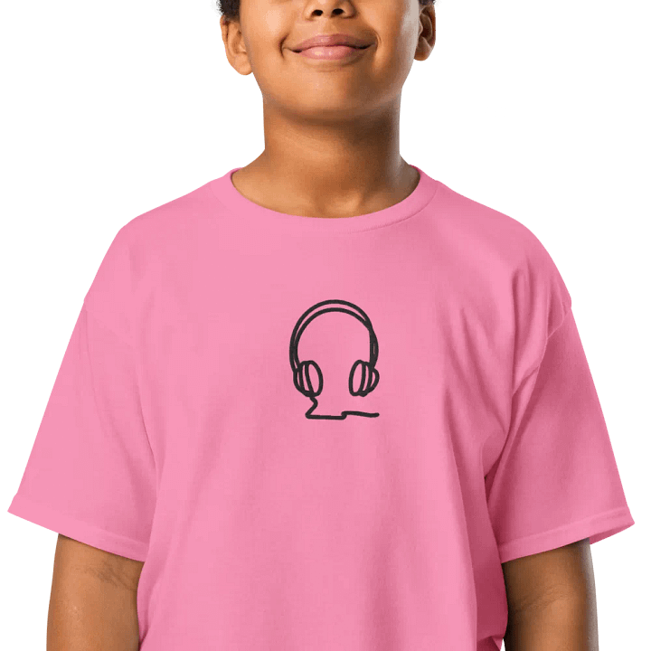 Sound Waves embroider Gildan Youth Tee product image (1)