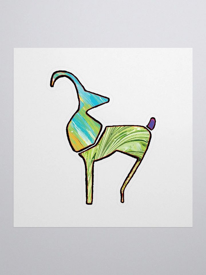 Custom Cut Vinyl Stickers African Art Colorful Animal product image (3)