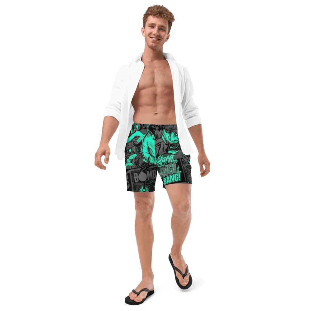 Comic Chaos Men's Swim Trunks product image (11)