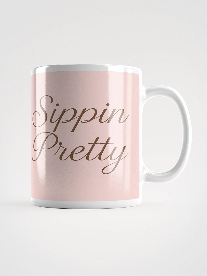 Sippin Pretty White Glossy Mug product image (1)