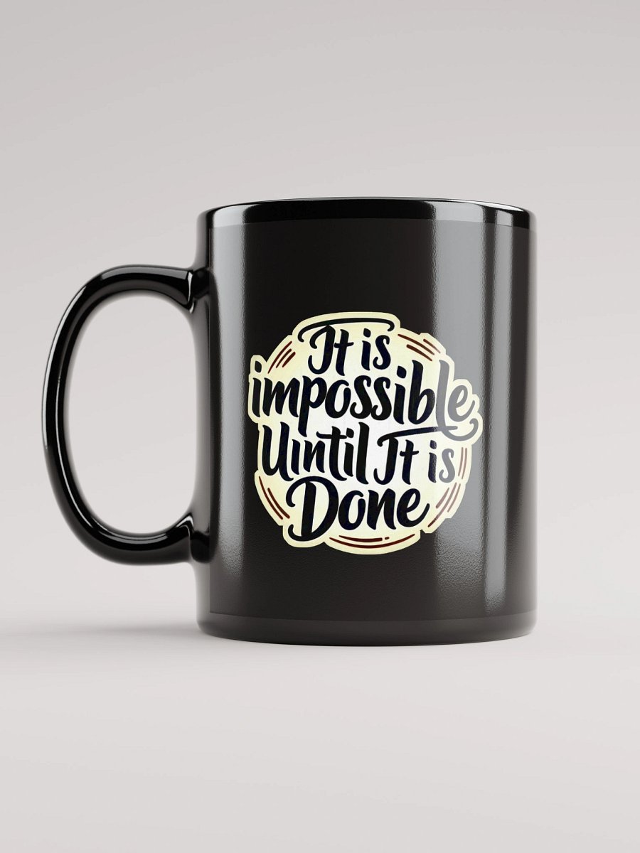 Motivational Quote Black Glossy Mug product image (11)