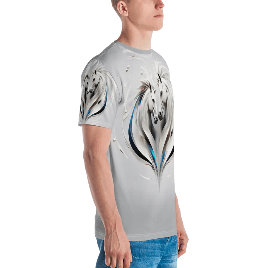 Double Horse Art T shirt product image (3)