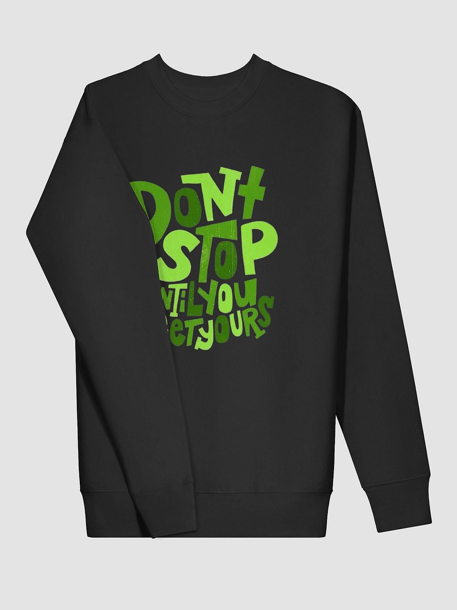 Dynamic Motto Green Sweatshirt product image (3)