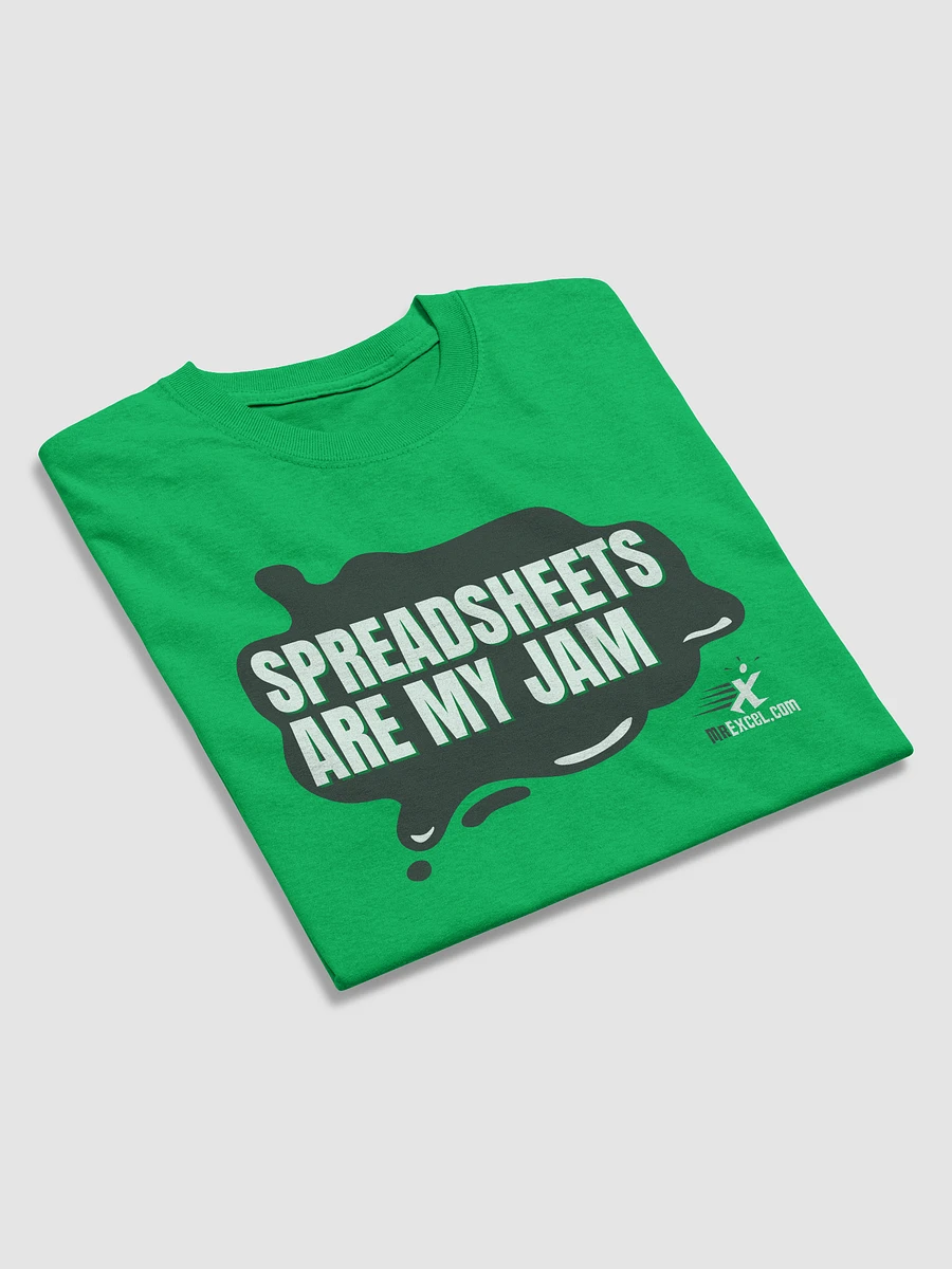 Spreadsheets Are My Jam - Green T-shirt product image (4)