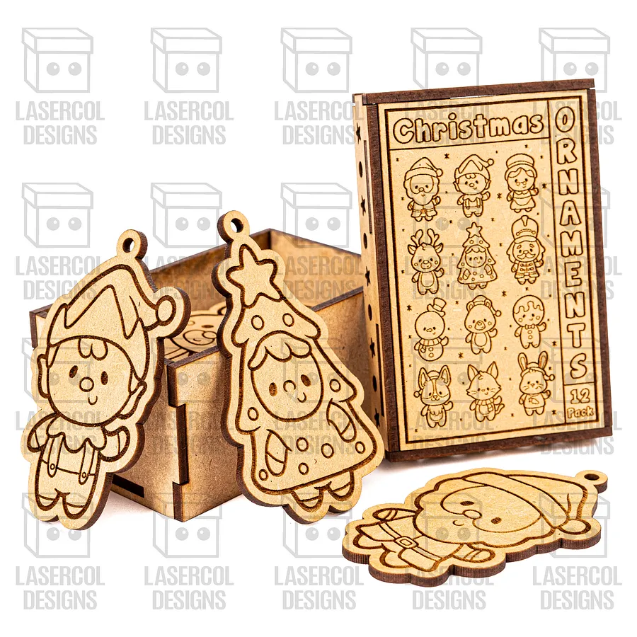 Ornaments Box - Laser Cut Files Christmas product image (6)
