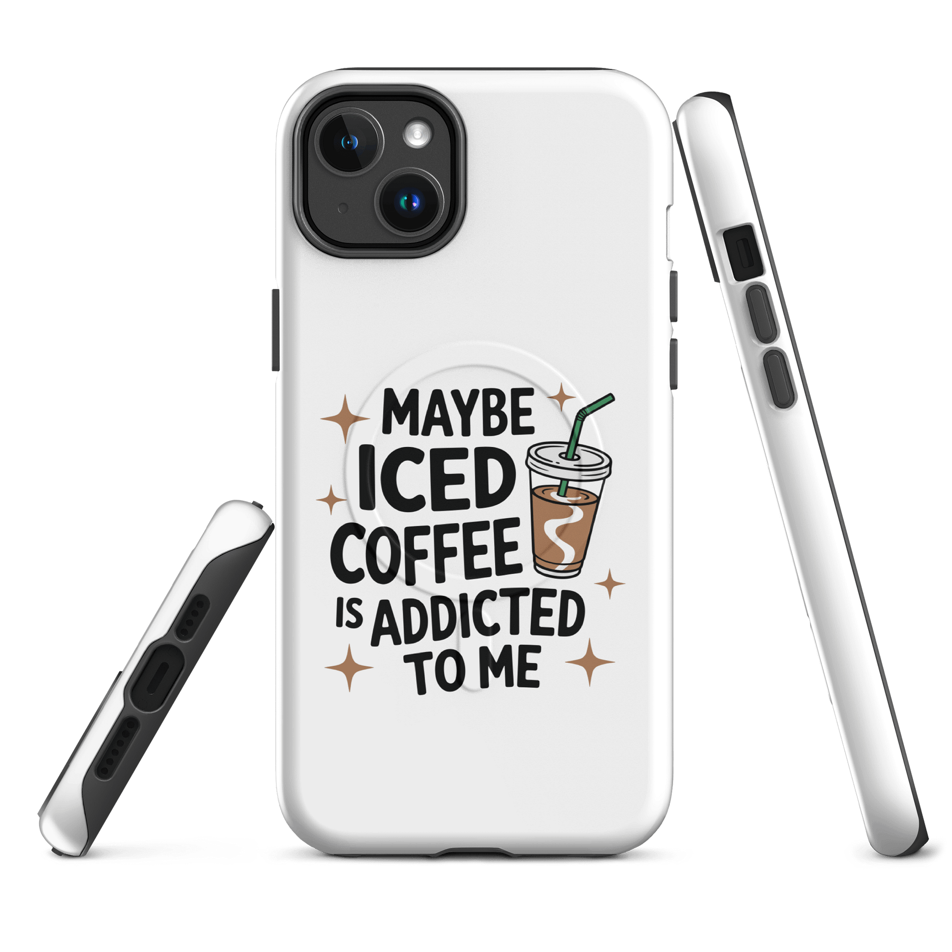 Addicted to Iced Coffee MagSafe® iPhone Case product image (2)