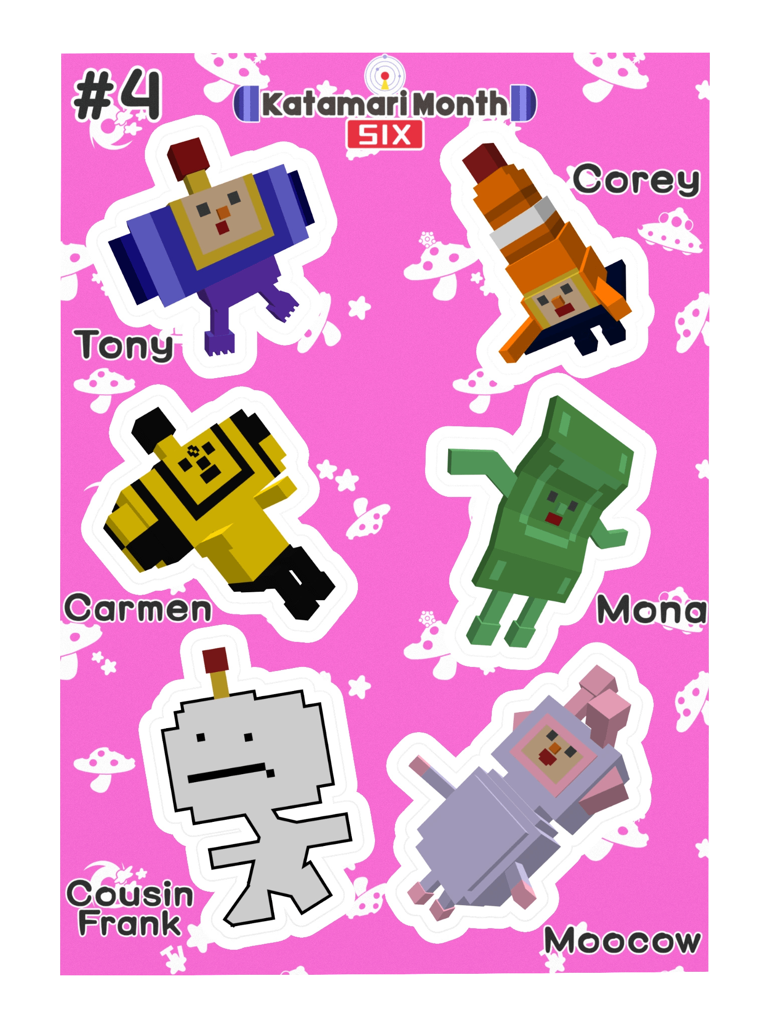 KDM6 OC Cousin Sticker Sheet #4 product image (3)