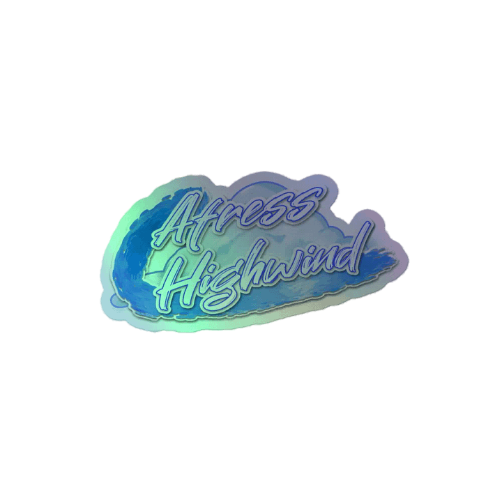 AfressHighwind Logo Holographic Sticker product image (2)