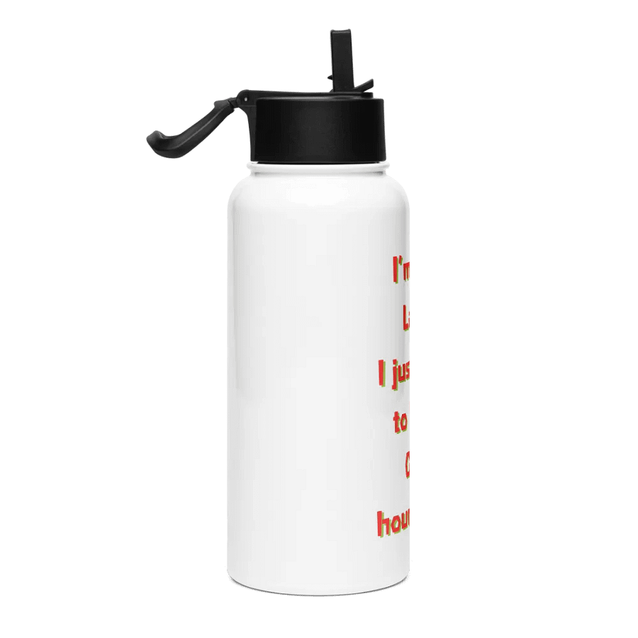 One Hour Workday Stainless Steel Water Bottle product image (4)