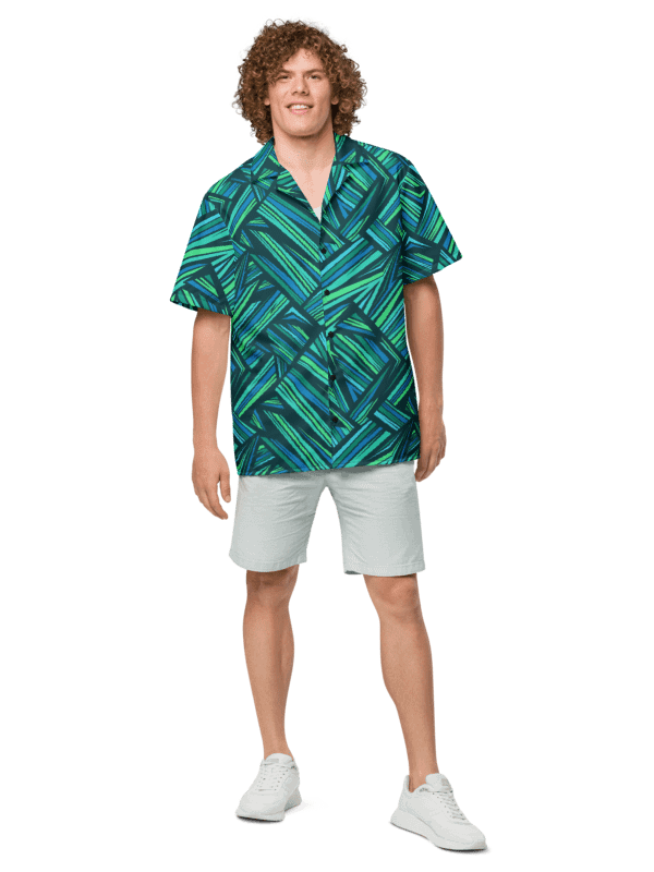 Aqua Angles | Unisex Hawaiian Shirt product image (1)