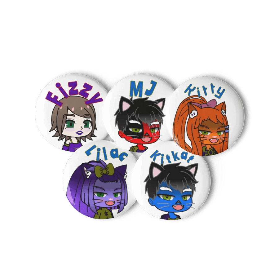 Cosmic Cats (The Shadow Galaxy) Set of Pin Buttons product image (6)