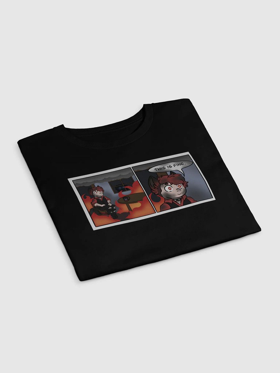 Premium Crop Top - This Is Fine Meme product image (3)