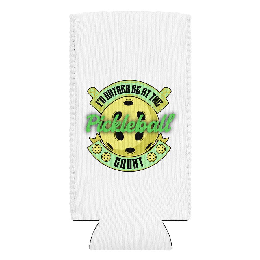 Id Rather Be At The Pickleball Court Paradise Can Cooler product image (1)