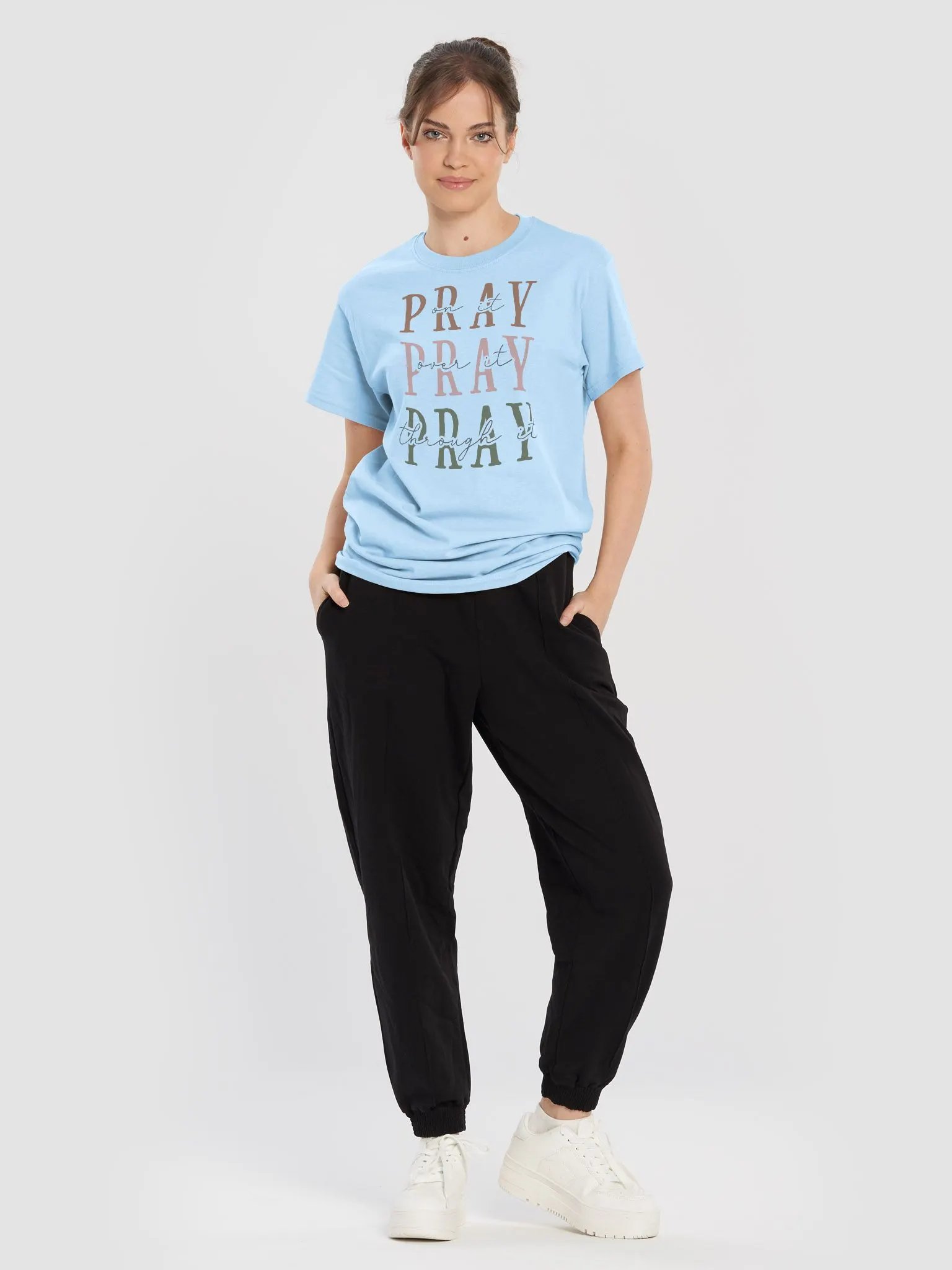 PRAY ON IT PRAY OVER IT PRAY THROUGHT IT T-SHIRT 2 product image (5)