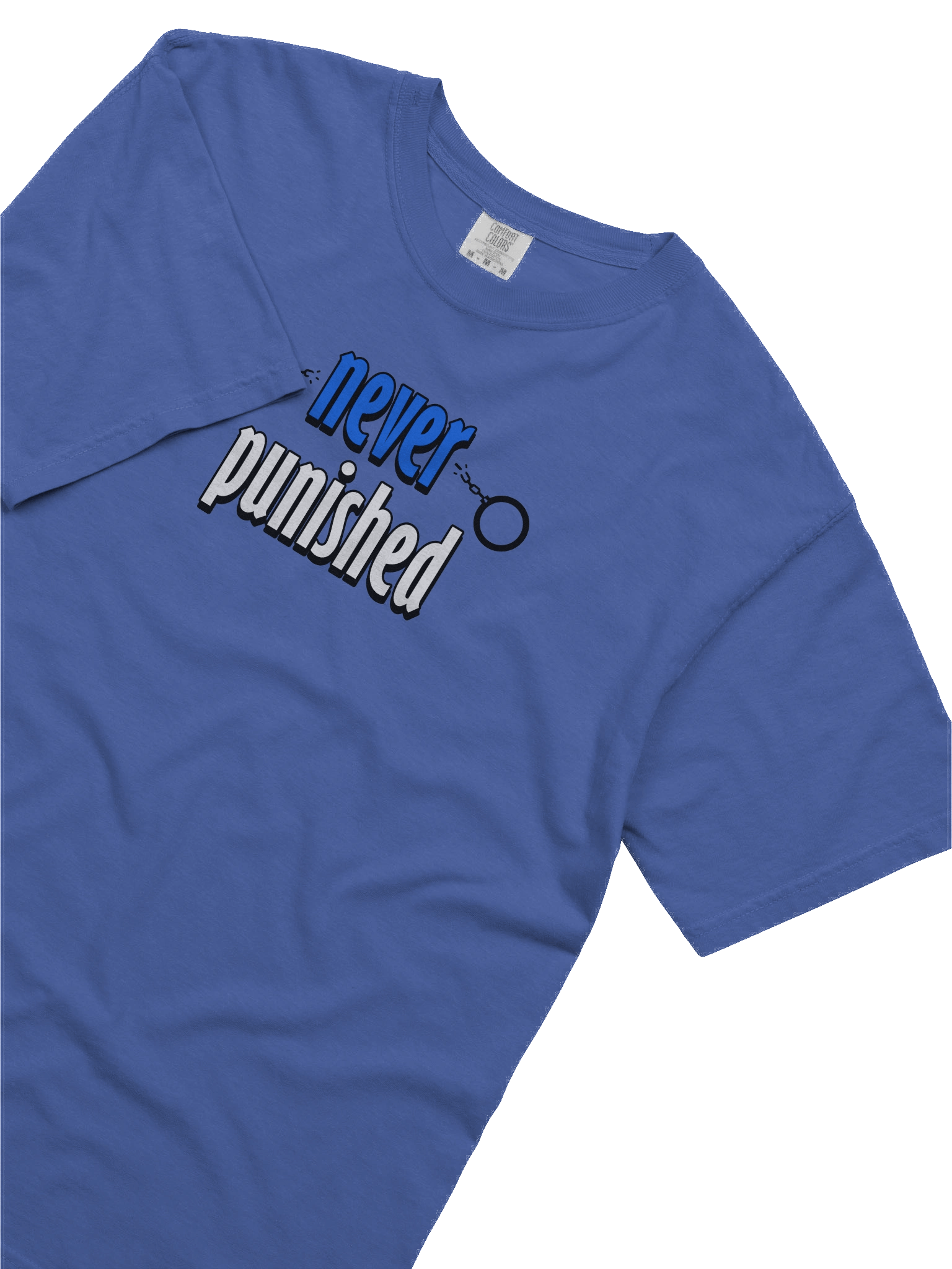 Never Punished Comfort Tee (Blue) product image (1)