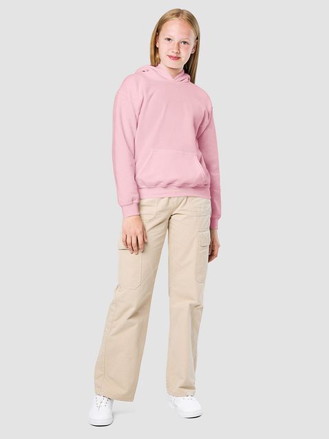 Photo showing Gildan Youth Heavy Blend Hoodie